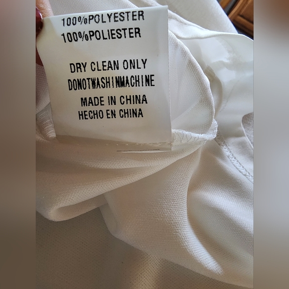 Maniju Ivory Sleeveless Fit and Flare Dress Size M - Picture 13 of 13